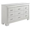 Image 3 : NEW  Allura Collection Textured LED White Dresser (1916W-5)