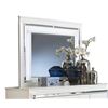 Image 3 : NEW  Allura Collection Textured LED White Framed Mirror (1916W-6)