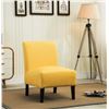 Image 1 : NEW  Nadine Collection Yellow Slipper Accent Chair - (VE-453FS-YL)
