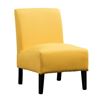 Image 2 : NEW  Nadine Collection Yellow Slipper Accent Chair - (VE-453FS-YL)