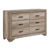 Image 2 : NEW  Lonan Collection Contemporary Dresser -  58.5 x 16 x 36.5H (1955-5)