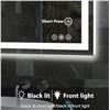 Image 3 : LED Mirror with Adjustable Light Temperatures - 36" x 28" (USM3037-Stuttgart)