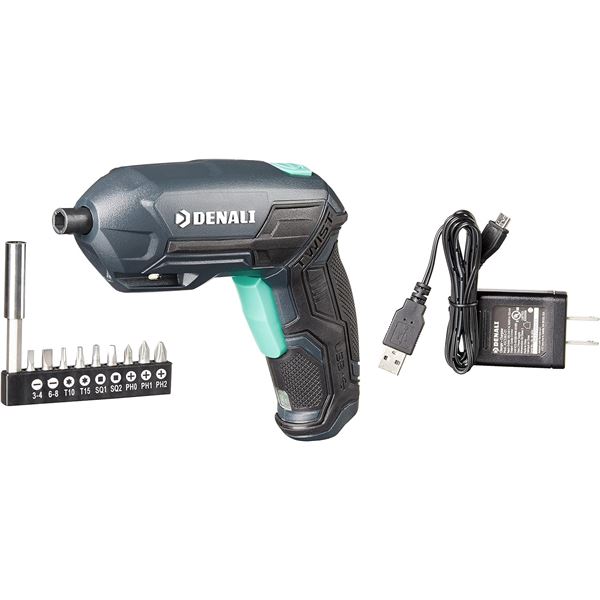 Group of 4 Denalt 4V Pivoting Screwdriver