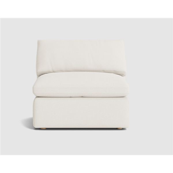 Sunday's - Movie Night Armless Chair, Standard, Cream Linen - R.V. $1,470 (CHA-YJ-904-018)