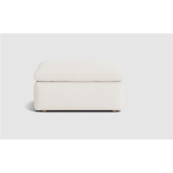 Sunday's - Movie Night Ottoman, Standard, Cream Linen - R.V. $1,220 (OTT-YJ-903-018)
