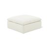 Image 3 : Sunday's - Movie Night Ottoman, Standard, Cream Linen - R.V. $1,220 (OTT-YJ-903-018)