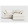 Image 1 : Sunday's - Movie Night 3-Piece Modular Sectional, Large, Cream Linen - R.V. $4,910 (includes 3 boxes