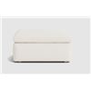 Image 1 : Sunday's - Movie Night Ottoman, Large, Cream Linen - R.V. $1,350 (OTT-YJ-902-018)