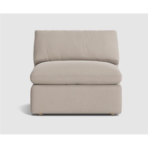 Sunday's - Movie Night Armless Chair, Large, Light Pebble - R.V. $1,680 (CHA-YJ-903-029)