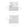 Image 2 : Sunday's - Movie Night Corner Chair, Large, Light Pebble (Left or Right) - R.V. $1,780 (COR-YJ-904-0