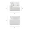 Image 2 : Sunday's - Movie Night Corner Chair, Large, Oatmeal - R.V. $1,930 (COR-YJ-904-007)