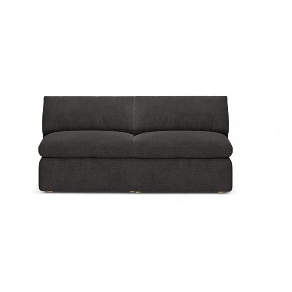 Sunday's - Movie Night Armless Sofa, Large, Dark Shadow - R.V. $3,360 (Total 2 Boxes - x2 Armless Ch