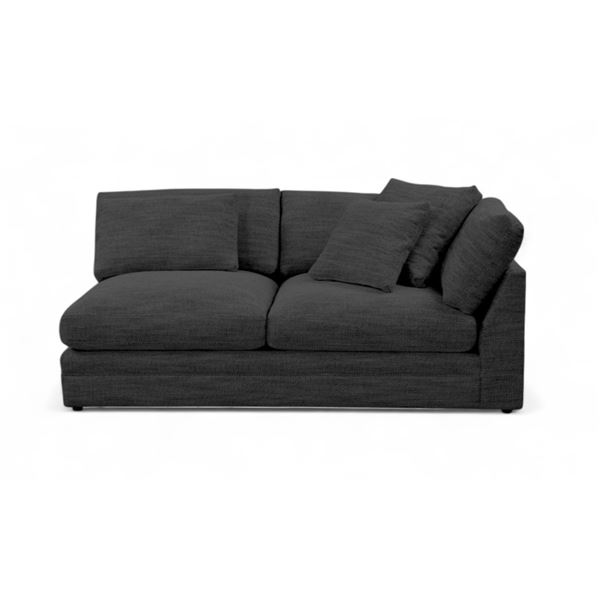 Sunday's - Feel Good Right Facing Arm Chair, Dark Shadow - R.V. $1,780 (84.3"W x 44.5 "D x 36.75"H)
