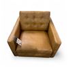 Image 1 : Moes Bridgers Power Recliner Chair Tan Leather (Slight Rip on Right Side - Retail $3,374.00)