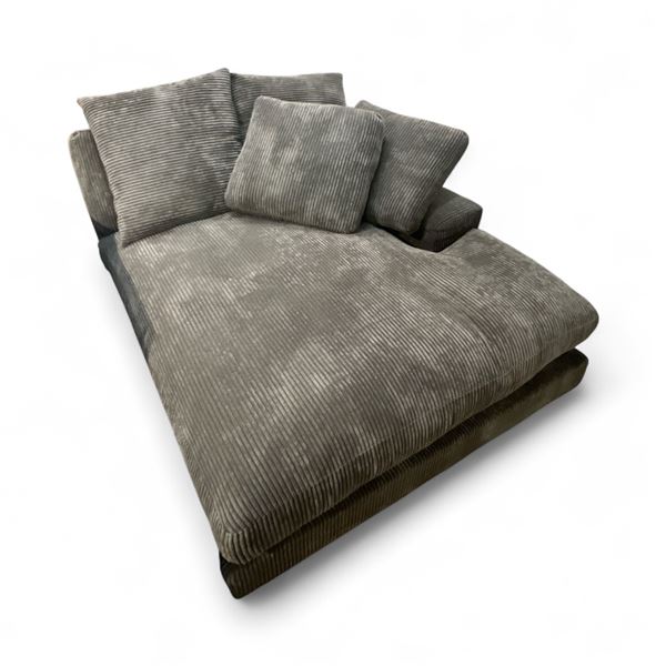 Moes Plunge Sectional - Charcoal Chaise