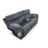 Image 2 : Catnapper Power Reclining Loveseat with Dual Cupholders & USB Port - RV: $3500 CAD - Charcoal Grey