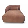 Image 1 : Moe's Home Collection Amelia Left Arm Facing Chaise - Chestnut - RV: $2649 CAD (FO-1014-03)