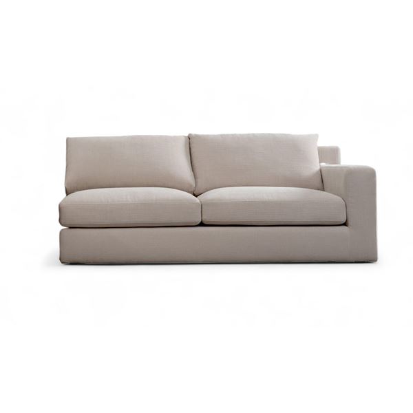 Moe's Home Collection Hutton Sectional Left - Beige (MO-1005-34-L-A) - Without legs