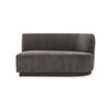 Image 1 : Moe's Home Collection Yoon 2 Seat Sofa Right - Umber Grey (JM-1018-25)