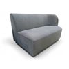 Image 3 : Moe's Home Collection Yoon 2 Seat Sofa Right - Umber Grey (JM-1018-25)