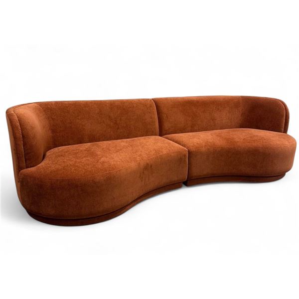 Moe's Home Collection Yoon Chaise - Fired Rust- RV$5998 CAD (JM-1016-06 & JM-1017-06)