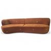 Image 3 : Moe's Home Collection Yoon Chaise - Fired Rust- RV$5998 CAD (JM-1016-06 & JM-1017-06)