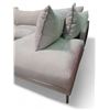 Image 3 : Modern Sectional Sofa with Chaise - Light Beige