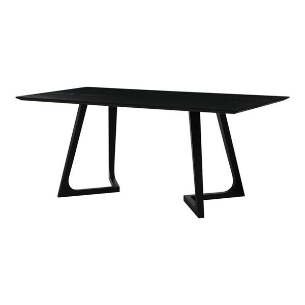 Godenza Dining Table Black Mid-Century Modern