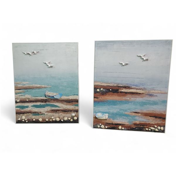 Sea Breeze - Luxury Wall Art - 80 x 100 cm (2 panels, New in Box)