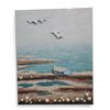 Image 2 : Sea Breeze - Luxury Wall Art - 80 x 100 cm (2 panels, New in Box)