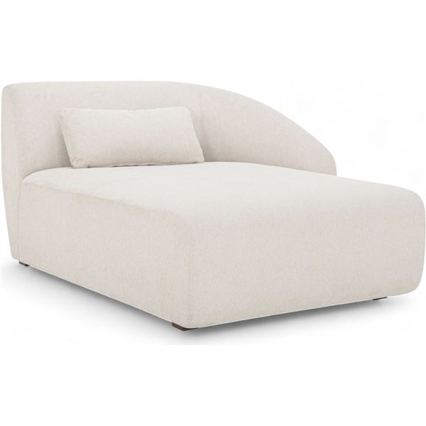 Moe's Home Collection Amelia Modular Right Chaise - Warm White (FO-1015-18)