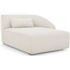Image 1 : Moe's Home Collection Amelia Modular Right Chaise - Warm White (FO-1015-18)
