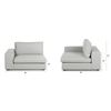 Image 4 : Article Beta 49" Left Arm Chair Module - Welsh Gray - RV$ 1179 CAD (ART1518)