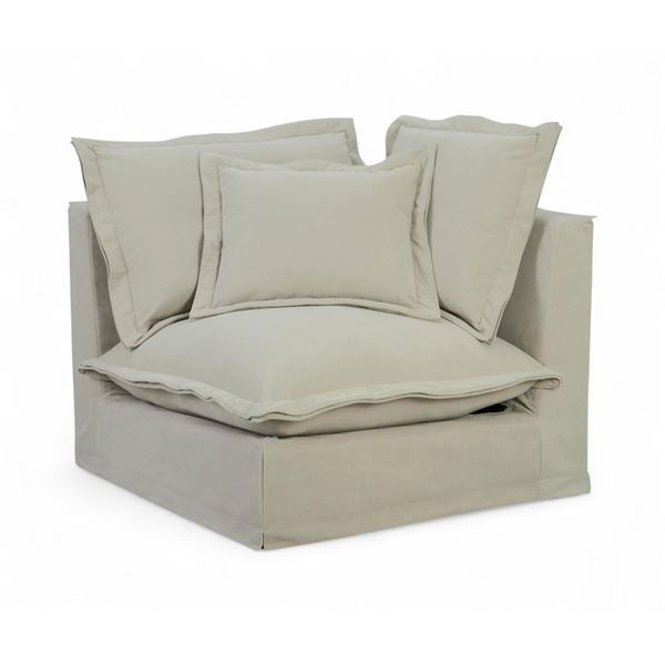 Moe's Home Collection Corner Lounge Chair - Taupe