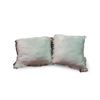 Image 2 : Set of 2 Soft and cozy Faux Fur Sofa Throw Pillows - White - RV: $100 CAD