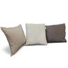 Image 1 : Set of 3 Neutral Tone Sofa Throw Pillows - RV: $150 CAD