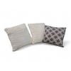 Image 1 : 3 Decorative Sofa Throw Pillows – White and Geometric Pattern - RV: $150 CAD