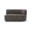 Image 1 : Moe's Home Collection Yoon 2 Seat Sofa Right - Umber Grey (JM-1018-25)