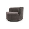 Image 2 : Moe's Home Collection Yoon 2 Seat Sofa Right - Umber Grey (JM-1018-25)