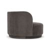 Image 3 : Moe's Home Collection Yoon 2 Seat Sofa Right - Umber Grey (JM-1018-25)