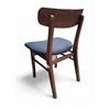 Image 2 : Set of 2 Article Dining Chairs - Walnut and Seascape Blue
