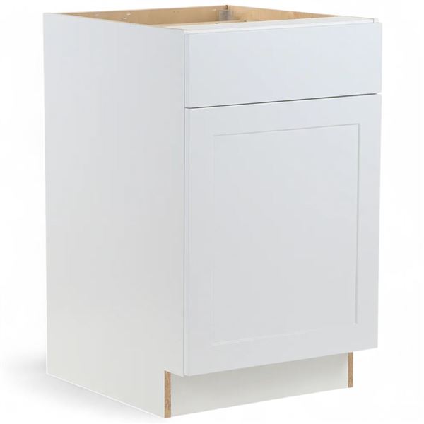 Hampton Bay Edson Base Cabinet - H34.5" x W21" x 24.5" - RV: $374 CAD (EN2136B-WH)