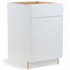 Image 1 : Hampton Bay Edson Base Cabinet - H34.5" x W21" x 24.5" - RV: $374 CAD (EN2136B-WH)