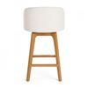 Image 3 : Article Alta Swivel Counter Stool - Oak and Camellia Ivory - RV: $439 CAD (ART3411)