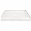 Image 1 : Delta Shower Pan Base - High Gloss White - 36" x 36"
