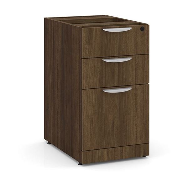 Performance Furnishing File Pedestal - Walnut (PL166 MWN)
