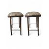 Image 1 : Ark Interior Pair of 2 Bohemian Rose Barstools (78") - R.V. $599, Total $1,200
