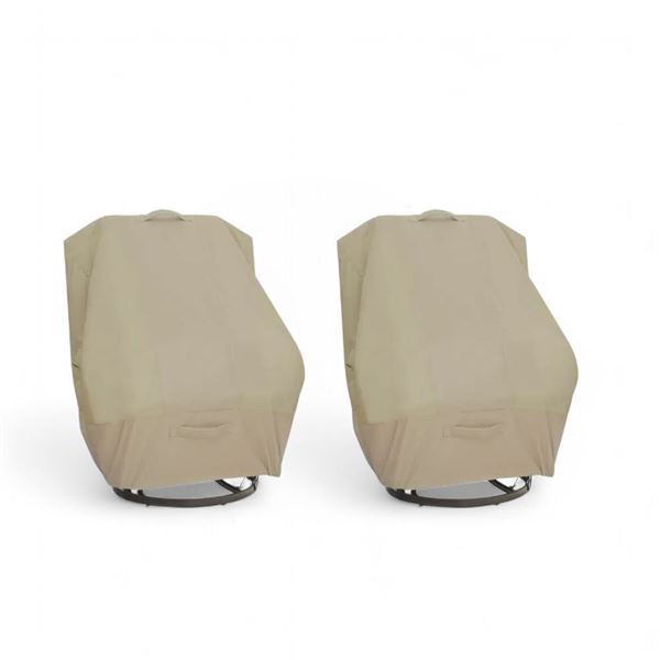 Set of 2 Hampton Bay High Back Outdoor Patio Chair Cover - RV: $80 CAD (1001075736) - New In Box
