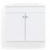 Image 1 : St. Paul Addison Bathroom Vanity - White - RV: $228 - H33" x W30.25" x D18.75"  (AD30P2C-WH)