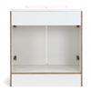 Image 2 : St. Paul Addison Bathroom Vanity - White - RV: $228 - H33" x W30.25" x D18.75"  (AD30P2C-WH)